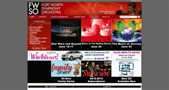 Desktop Screenshot of fwsymphony.org